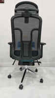 Chaise de bureau pivotante en tissu avec dossier haut/medium, dossier en maille et mousse à mémoire de forme, idéale pour les cadres et les professionnels.