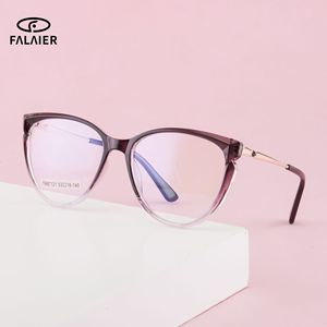 Nouvelles montures de lunettes œil-de-chat TR90 transparentes avec protection contre la lumière bleue, verres sans ordonnance, lunettes anti-radiation pour ordinateur - Product Image 2