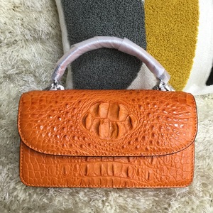 Sac en cuir de crocodile véritable à 100 % – Sac à bandoulière en cuir véritable pour femme – Sac à main de luxe en cuir de crocodile pour femme - Product Image 3