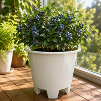 Offre Spéciale : Pots de fleurs en plastique blanc pour pépinière, empilables, de haute qualité, légers et durables, pour jardin intérieur et extérieur