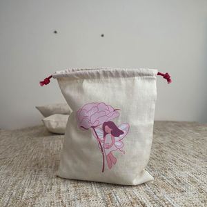 OEM&ODM Custom Printed Cotton <b>Drawstring</b> Bag Eco Friendly Promotional <b>Pouch</b> for Gift Packing With Logo - Product Image 2
