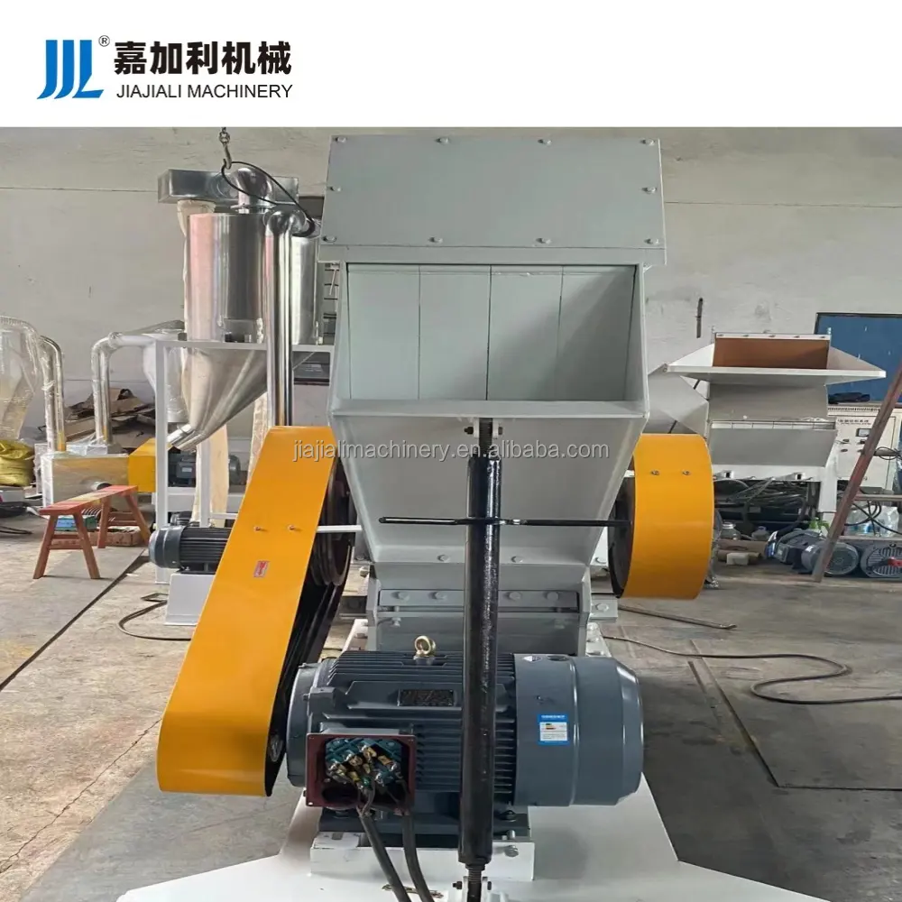 High-Speed Plastic Crusher for HDPE LDPE PVC Waste Pipes PE   PP Material for Manufacturing Plant Use