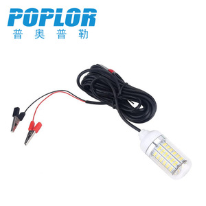 Poplor <b>Led</b> Fishing <b>Light</b> 10W White 12-24V Waterproof For Boat And <b>Night</b> Fishing - Product Image 1
