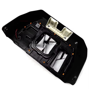 Boîte de Console <span class=keywords><strong>centrale</strong></span> intérieure de voiture YBJ pour Toyota Land Cruiser série 70 LC70 <span class=keywords><strong>76</strong></span> 78 FJ79 70e anniversaire LC79 étui en cuir - Product Image 4