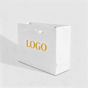 Factory Online Custom Eco-Friendly Classic Wedding Gift Coated Paper Shopping <b>Bag</b> with Laminated Logo Printed Die Cut Handles - Product Image 1