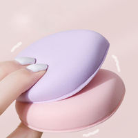 Éponge de maquillage douce en polyuréthane hydrophile, personnalisable, en gros, pour usage humide et sec