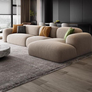 Sofá <span class=keywords><strong>de</strong></span> <span class=keywords><strong>Tela</strong></span> Cómodo para Sala <span class=keywords><strong>de</strong></span> Estar, Moderno <span class=keywords><strong>y</strong></span> Sencillo, Relleno <span class=keywords><strong>de</strong></span> Esponja, <span class=keywords><strong>Tela</strong></span> Suave <span class=keywords><strong>y</strong></span> Agradable al Tacto, Selección Premium - Product Image 1