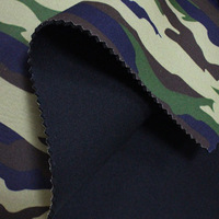 Feuille de néoprène camouflage directement de l'usine, impression numérique par sublimation personnalisée sur surface nylon/polyester pour vêtements de sport et sacs