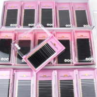 Extensions de cils Blooming Easy Fan Volume .05 .07 3D D Curl, effet fleurissant, colorées, cruelty-free, vegan, méga volume