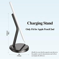 Support de charge magnétique sans fil REXIAO pour Pencil 2e génération avec support de charge rapide et port Type-C