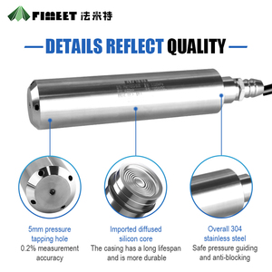 Industrial Stainless Steel <strong>Submersible</strong> <strong>Level</strong> Gauge IP68 Protection High Precision 0-10m 12-28VDC <strong>Oil</strong> Fuel <strong>Level</strong> Measurement - Product Image 3