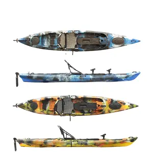 Liker kayak 4.3m da pesca kayak PE scafo kayak da pesca made in China