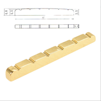 42mm Solid Brass Guitar Nut for ST and TL DIY Guitar Parts