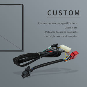 Изготовленный на заказ автомобильный жгут проводов с разъемом OBD 2 Molex соединительный кабель с плетеным расширяемым кабелем - Product Image 3