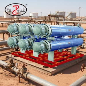 Échangeur de chaleur à calandre tubulaire électrique monté sur châssis en acier au carbone certifié ATEX pour le chauffage automatique des procédés, adapté aux champs pétroliers et au gaz brut - Product Image 2