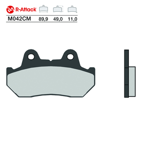 Pastillas de Freno para Motocicleta R-Attack M042CM de Carbono Cerámico Delanteras y Traseras - Product Image 1