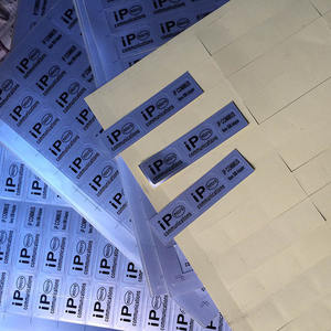 Изготовленный на заказ водостойкий липкий матовый Золотой ярлык с контактами наклейка с номером телефона и названием компании для фирменного стикера - Product Image 4