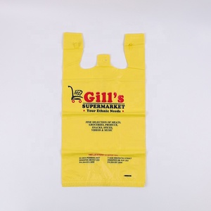 Bolsa de plástico biodegradable con logotipo personalizado, bolsa de compras compostable - Product Image 5