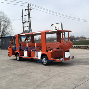 Bus touristique multifonctionnel 14 places, style dessin animé, électrique, pour visites de ville, en vente directe d'usine - Product Image 6