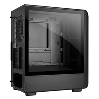 Casing PC TDRY100 Hitam M-ATX ITX Kaca Temper Gaming