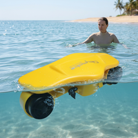 Scooter Eléctrico Subacuático Impermeable, Propulsor de Chorro de Agua, Motor de Chorro de Agua, Scooter Acuático de 530 W y 1.8 M/S para Deportes Acuáticos al Aire Libre