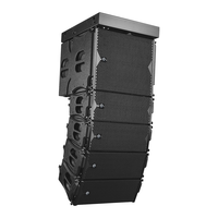 Altavoz de Línea Activa Doble de 10 Pulgadas LS3, Modelo LA210, Carcasa de Madera, Rectangular, Mono, Garantía de 3 Años, 500 W, Sensibilidad de 16