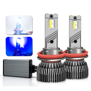 ผู้ผลิตหลอดไฟหน้า LED กำลังสูง 120W โดยตรงจากโรงงาน 12V 24V Canbus สองสี 6500K สีขาวน้ำเงิน H7 H11 9005 9006 H3 <span class=keywords><strong>H8</strong></span> - Product Image 2