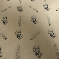 Papier avec logo personnalisé oreiller de pain grillé de haute qualité nourriture drôle petite poupée mignonne emballage de jouet en peluche papier de soie d'emballage