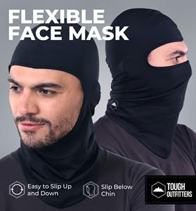 YOUNGSON Cagoule de ski et de snowboard en soie de lait, entièrement imprimée avec logo personnalisé, séchage rapide et évacuation de l'humidité - Product Image 5