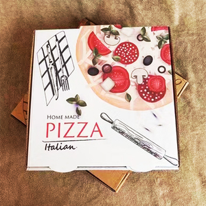 Wholesale Cheap Custom Printed Personalised All Size Corrugated Kraft Paper Burger Pizza Boxes black pizza box
