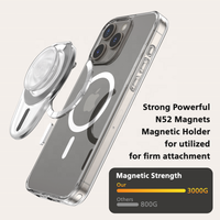 Support magnétique flexible personnalisé OEM pour téléphone avec aimant N52, rotation à 360°, support de doigt réglable pour bureau, magnétique pour smartphone