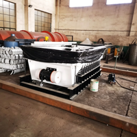 Machine de séparation vibrante fixe pour la fonderie, équipement de séparation du sable de résine pour usine de fonderie