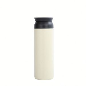 แก้วเก็บความร้อนญี่ปุ่นขนาดใหญ่ 500 มล. พร้อมที่กรองชา ฝาปิดแบบแบนสแตนเลส 304 แก้วมีหูจับ สำหรับใช้ในรถยนต์ กิจกรรมกลางแจ้ง ของขวัญสำหรับผู้หญิง - Product Image 2