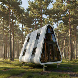 Unità Alberghiere Container Mobili per Esterni di Alta Qualità, Nuovo Modello dal Design Lussuoso, Forma Irregolare, Ecologiche in Acciaio - Product Image 2