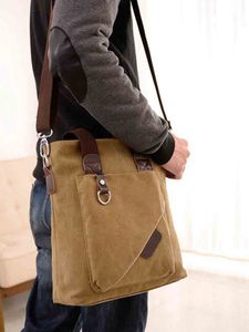 High Quality Gentle New VIntage Canvas Messenger <b>Bags</b> for <b>Men</b> <b>Shoulder</b> <b>Bag</b> Business Briefcase Laptop <b>Bags</b> - Product Image 6