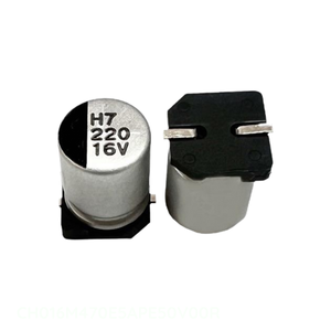 ตัวแทนจำหน่ายอย่างเป็นทางการ CH016M470E5APE50V00R ตัวเก็บประจุแบบติดบนพื้นผิว 47 ยูเอฟ คาปาซิเตอร์อะลูมิเนียม 47UF 20% 16V SMD - Product Image 1