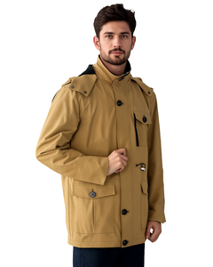Giacca Bomber da Uomo Autunno Inverno Streetwear 90% Imbottitura in Piuma d'Oca Traspirante Chiusura Monopetto Design a Blocchi di Colore - Product Image 2