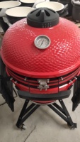 Vente flash - Barbecue Kamado en céramique de 26 pouces, couleur personnalisable, barbecue en acier inoxydable