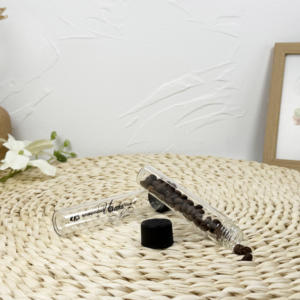 Tube de verre personnalisé de qualité colorée transparente résistant aux enfants par galvanoplastie OEM Tube de verre laminé avec capuchon CR - Product Image 6