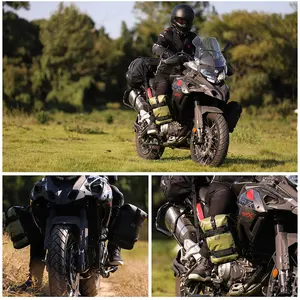 Сухие сумки Rhinowalk, водонепроницаемая мотоциклетная сумка для аварийного бампера, мотоциклетная сумка для заднего сиденья, мотоциклетная сумка