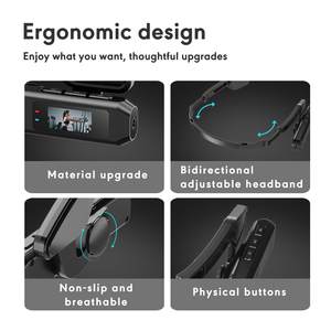 S111 plus récent 2.7K 110 ° prise de vue vidéo FPV lunettes caméra clipsée sur des lunettes 12MP WIFI lunettes vidéo caméras d'<span class=keywords><strong>action</strong></span> - Product Image 4