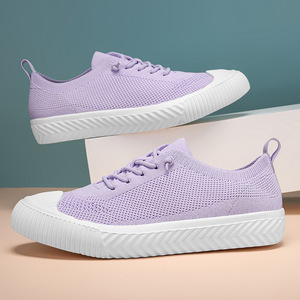 Zapatos de Lona con Cordones, Forro de Malla Transpirable, Antideslizantes, con Amortiguación y Entresuela de PU, Nueva Moda de Invierno 2025 - Product Image 1