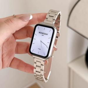 Correas Magnéticas de Acero Inoxidable Upro de Tres Eslabones para Relojes Inteligentes Xiaomi 9 Pro, 8 Pro y Redmi Watch 5, Correa de Metal para Negocios - Product Image 2