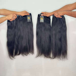 Cheveux vierges de vison du Cambodge, lots de cheveux alignés aux cuticules en gros, cheveux indiens bruts non traités, cheveux ondulés bouclés du Cambodge - Product Image 2