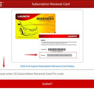 Tarjeta de Renovación de Suscripción LAUNCH Pin Card por 1 Año, Actualización en Línea para Diagun IV/Diagun V/X-431 V/V+/Pro Mini/PRO - Product Image 4