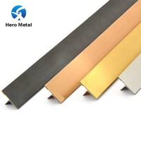 Échantillon Gratuit, Logo OEM, Moderne, Durable, Formes Multiples, Bande Décorative de Sol en Acier Inoxydable 201 304 314, Profilé Doré pour Carrelage