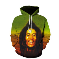 Sudadera con capucha para hombre, con estampado 3D de moda, talla grande