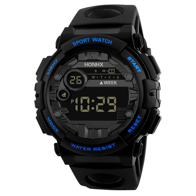 HONHX Luxus Herren Digitaluhr Herren Outdoor Elektronische Uhr