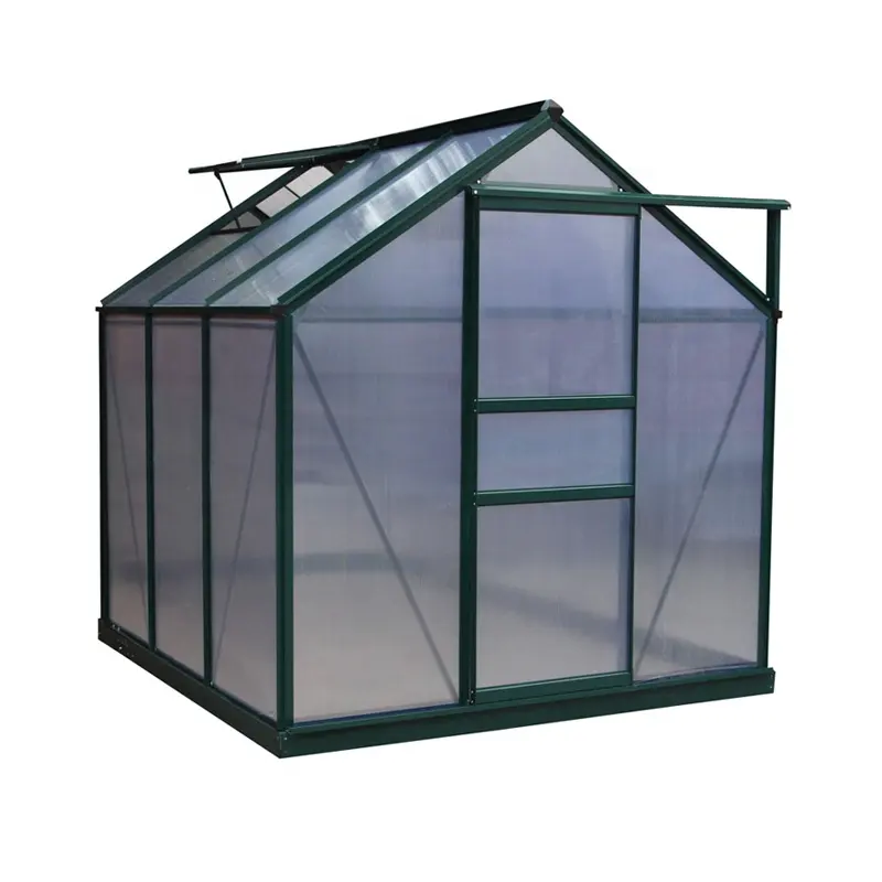 CE Approved 6x6 DIY Backyard Hobby Greenhouse For Planting