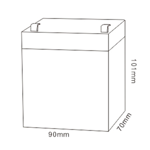 MHB Ms5-12 VRLA AGM con dấu có thể sạc lại axit chì UPS 12 V 5Ah 10HR 20hr lưu trữ <span class=keywords><strong>DC</strong></span> Pin Gói Giá cho thiết bị y tế - Product Image 2